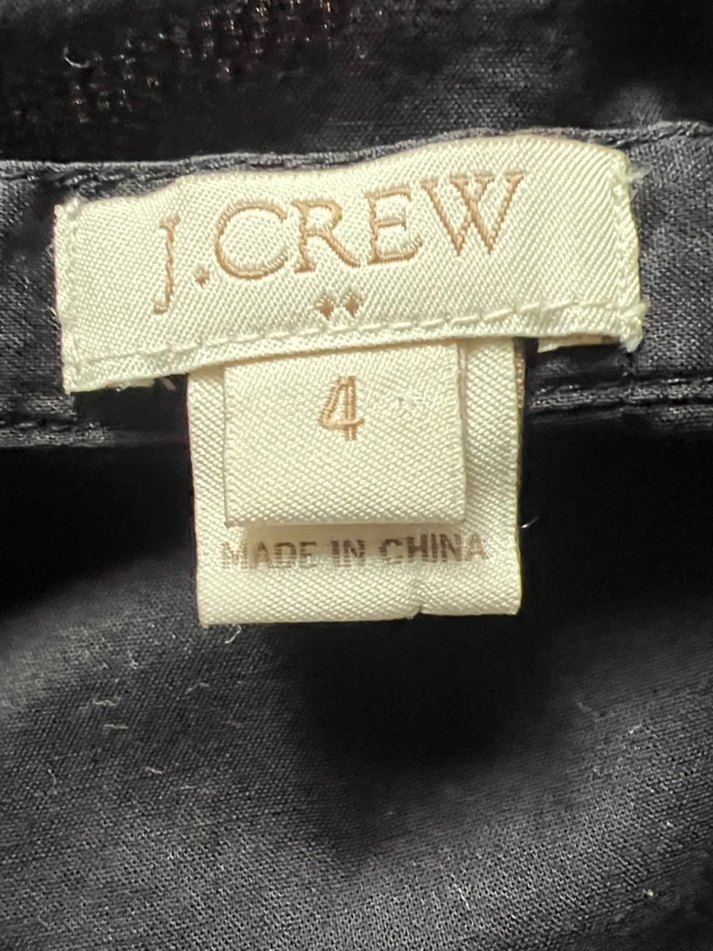 J. Crew Black Sleeveless Pintuck Shirt with Jeweled Collar - Picture 5 of 6